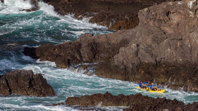 ENSENADA, MEXICO - OCTUBRE 17:  Panorámica de La Bufadora donde se realiza kayak, Octubre 17, 2017, Ensenada, México. (Foto por Gonzalo González/www.zalofoto.com)